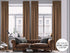 Solid Mink Color Extra Long Living Room Curtains, Bedroom Curtains, Window Curtains
