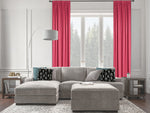 EXTRA LONG Home Decorative Curtains Extra Long Luxury Colors Room Darkening Hang Back Tab and Rod Pocket 1 Panel Curtain Home Décor (Sugar Pink)